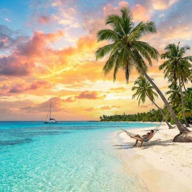 Beautiful tropical beach destination