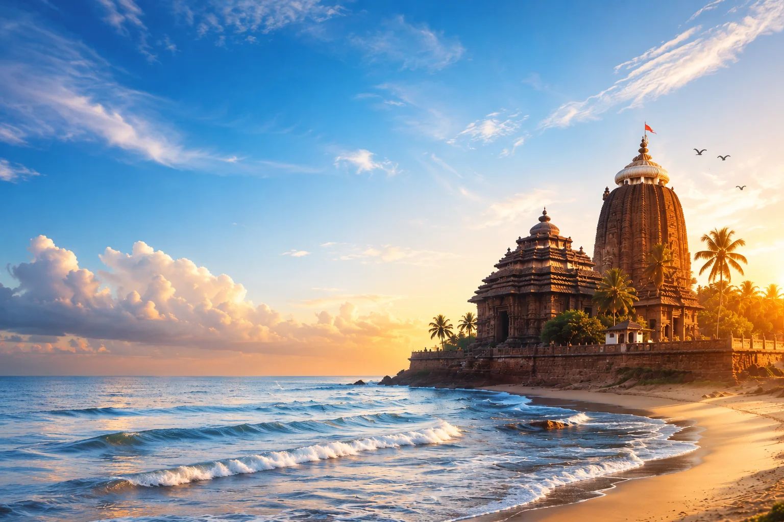 Odisha temple landscape